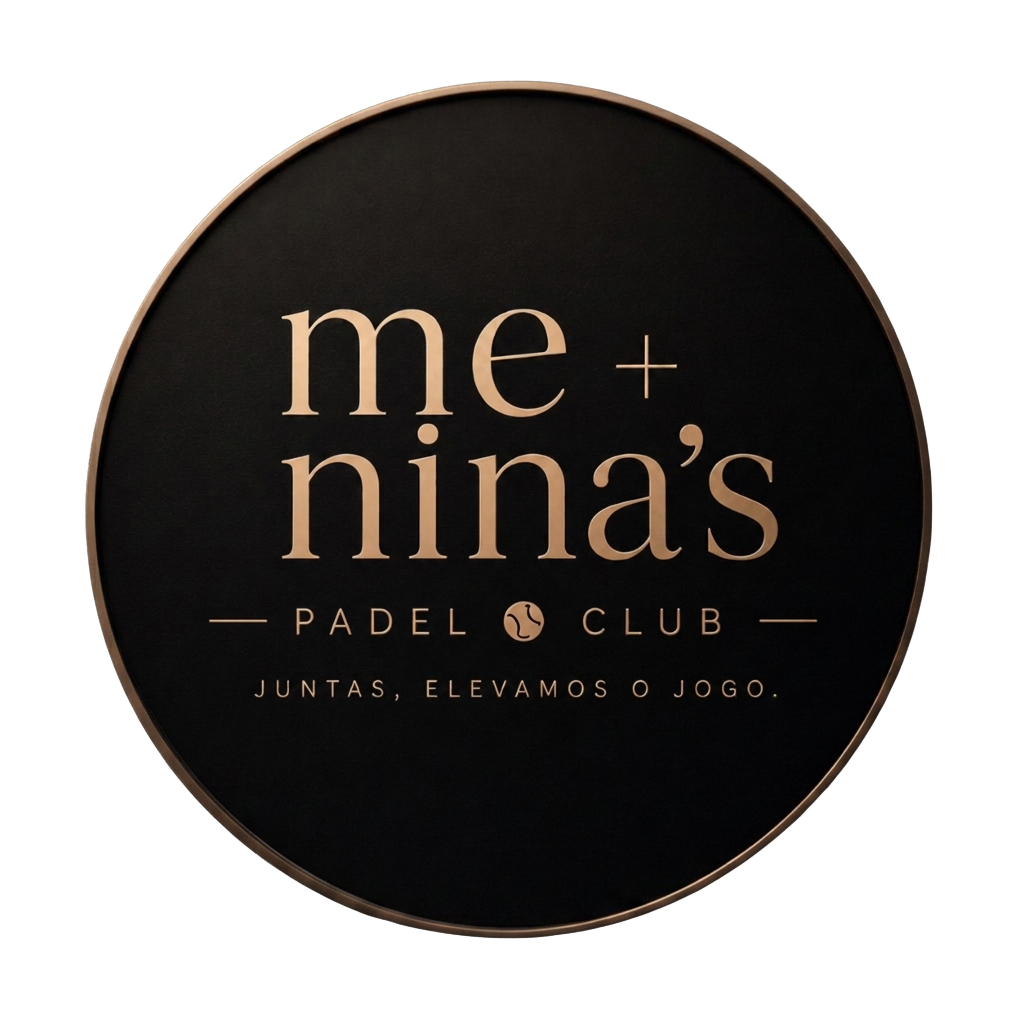 me + nina's Padel Club — Juntas, elevamos o jogo.